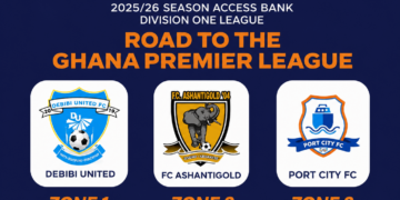 New Era for Ghana Football as Port City FC, AshantiGold ’04 and Debibi United Secure Historic GPL Promotion