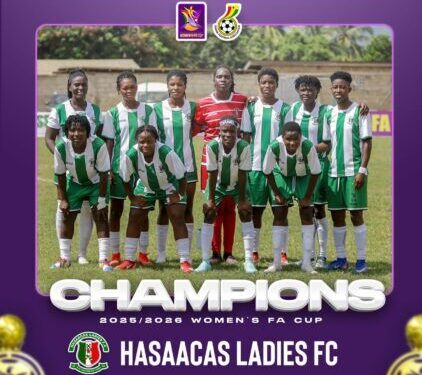 Hasaacas Ladies Edge Army Ladies on Penalties to Secure 2025/26 Women’s FA Cup Title