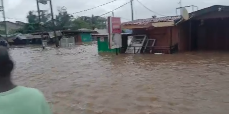 Overnight Rains Leave Hundreds Trapped as Floodwaters Inundate Parts of Afienya