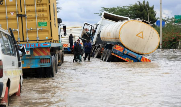 NADMO has urged the public to refrain from moving through floodwaters to ensure their safety.