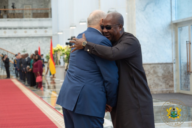 President Mahama Receives Official Welcome from President Lukashenko in Belarus